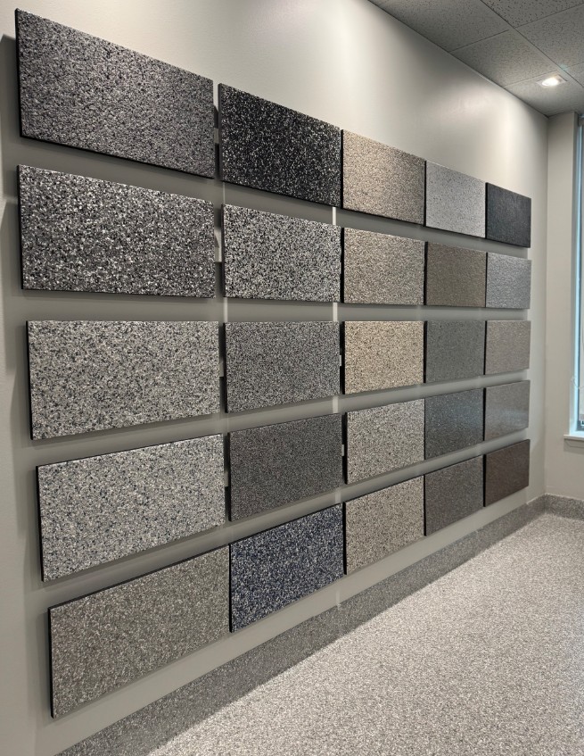 Commercial flake flooring choices