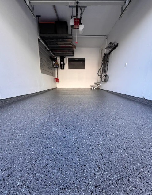 Epoxy garage flooring services in Woodbridge