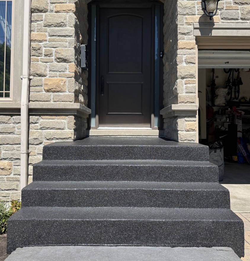 Epoxy and resin stairs