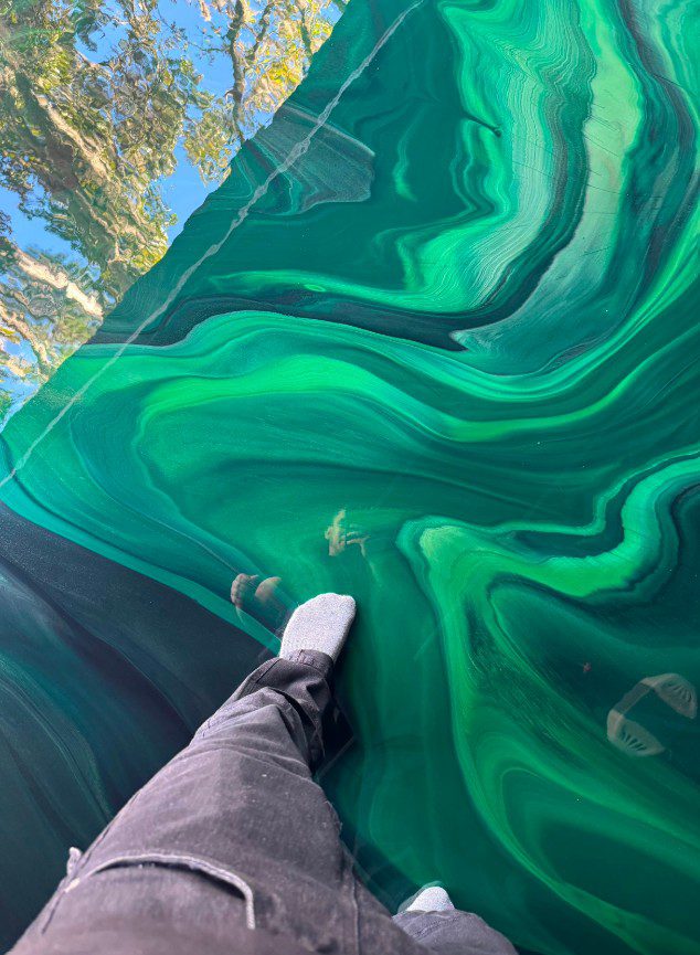 Green Metallic Epoxy Epoxy Installation Woodbridge